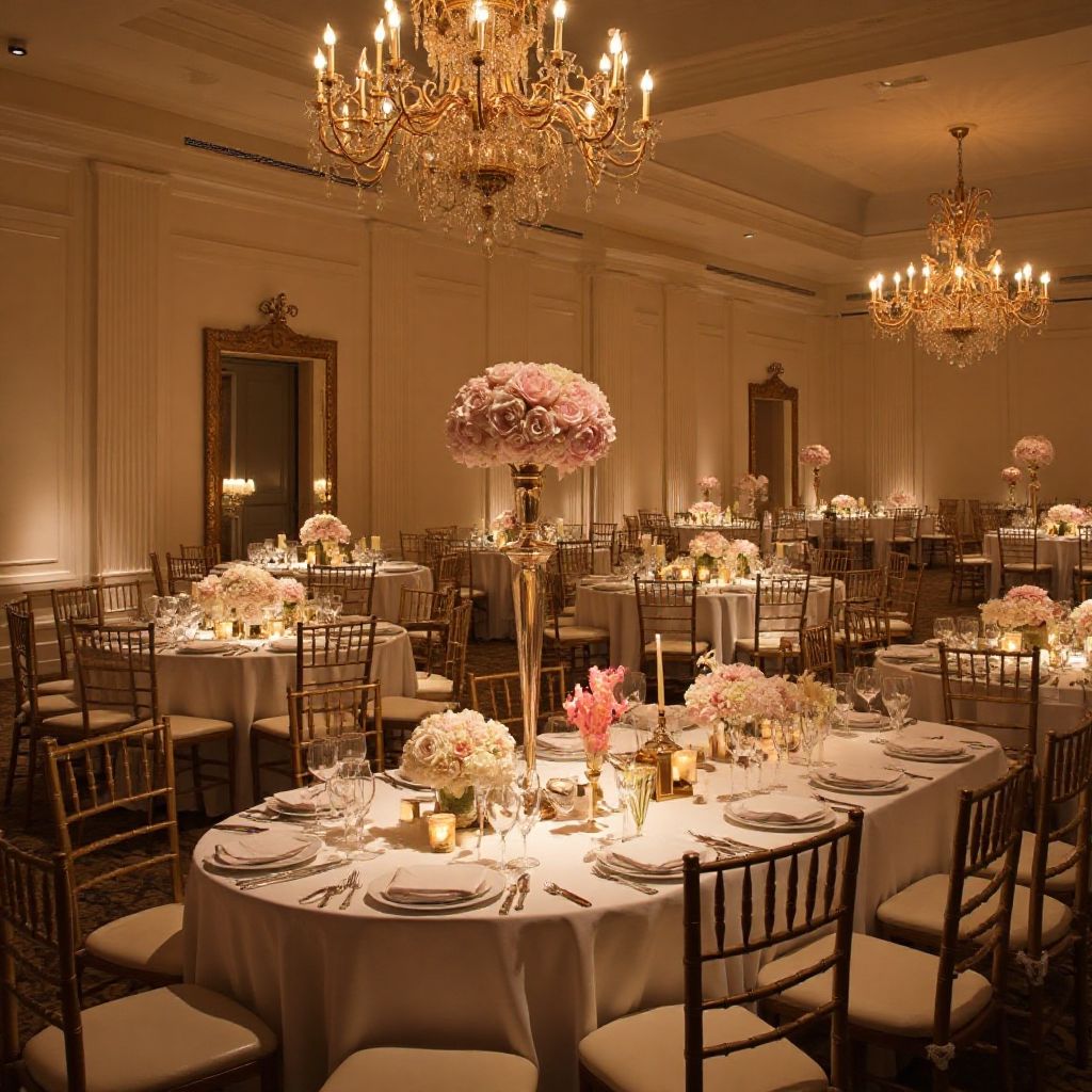 Wedding reception decor
