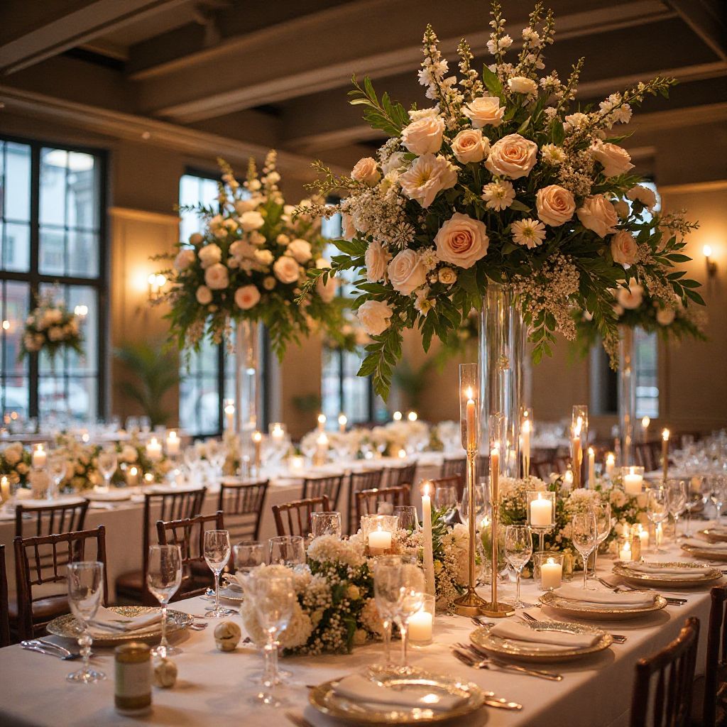 Celebration venue styling